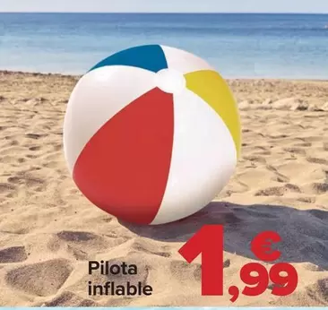 Oferta de Pelota Hinchable por 1,99€ en Carrefour