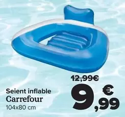 Oferta de Carrefour - Asiento Hinchable  por 9,99€ en Carrefour