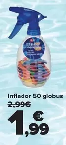 Oferta de Inflador 50 Globos por 1,99€ en Carrefour