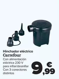 Oferta de Carrefour - Hinchador Eléctrico  por 9,99€ en Carrefour