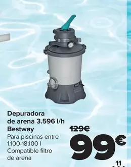 Oferta de Bestway - Depuradora  De Arena 3596 L/h  por 99€ en Carrefour