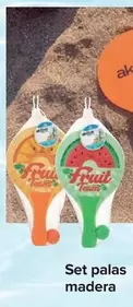 Oferta de Set Palas Madera por 2,99€ en Carrefour