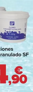Oferta de Sf - Cloro 4 Acciones  O Choque Granulado  por 24,9€ en Carrefour
