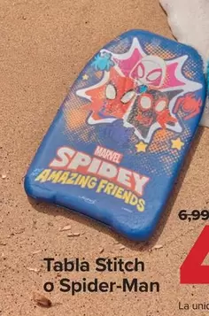 Oferta de Tabla Stitch O Spider-man por 4,99€ en Carrefour