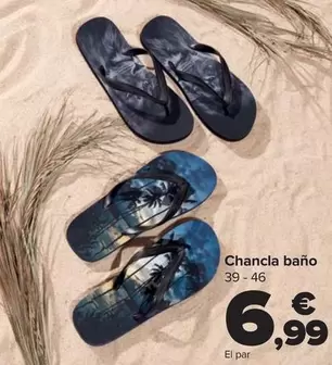 Oferta de Chancla Baño por 6,99€ en Carrefour