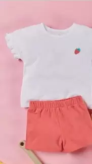 Oferta de Tex - Set Camiseta Y Bermuda Bebé por 7,99€ en Carrefour