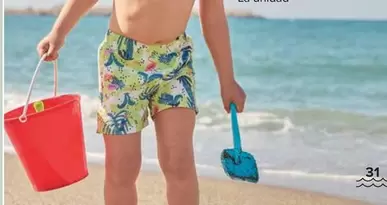 Oferta de Bermuda Baño Bebé por 7,99€ en Carrefour