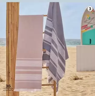 Oferta de Tex Home - Toalla Playa Maxi Xxl Fouta  por 14,99€ en Carrefour