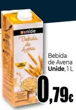 Oferta de Unide - Bebida De Avena por 0,79€ en Unide Supermercados