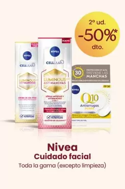 Oferta de Nivea - Cuidado Facial en Clarel