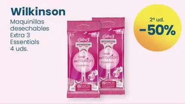 Oferta de Wilkinson - Maquinillas Desechables Extra 3 Essentials en Clarel