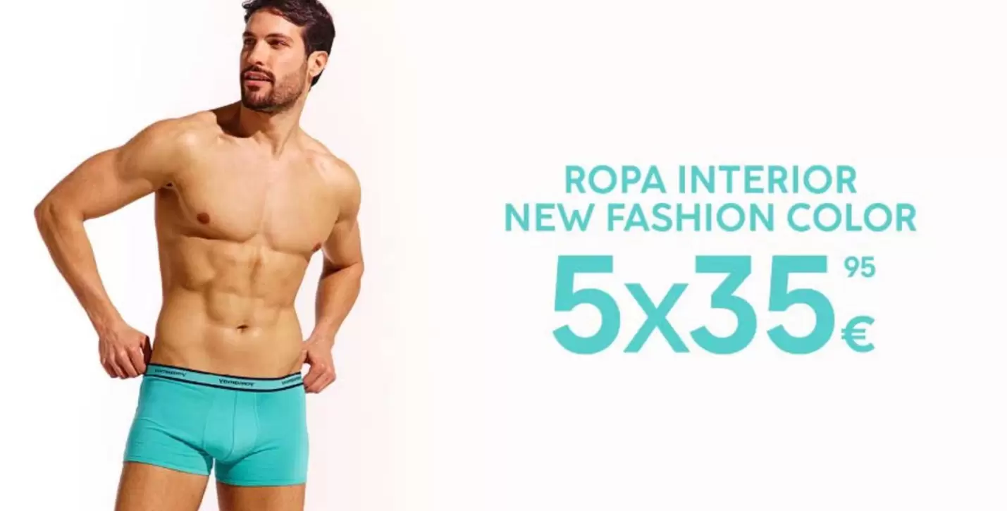 Oferta de  Ropa Interior New Fashion Color por 35,95€ en Yamamay