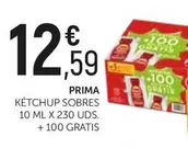 Oferta de Prima - Ketchup Sobres por 12,59€ en Comerco Cash & Carry