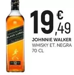 Oferta de Johnnie Walker - Whisky Et. Negra por 19,49€ en Comerco Cash & Carry