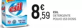 Oferta de Esil - Detergente Polvo por 8,59€ en Comerco Cash & Carry