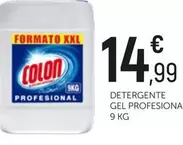 Oferta de Colon - Detergente Gel Profesional por 14,99€ en Comerco Cash & Carry