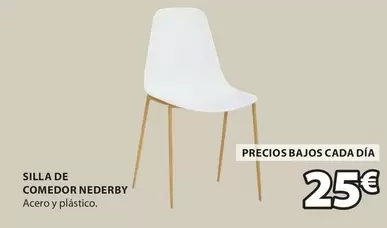 Oferta de Silla De Comedor Nederby por 25€ en JYSK