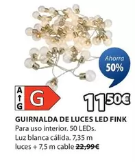 Oferta de Guirnalda De Luces Led Fink por 11,5€ en JYSK