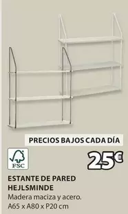 Oferta de Estante De Pared por 25€ en JYSK