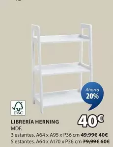 Oferta de Librería por 40€ en JYSK