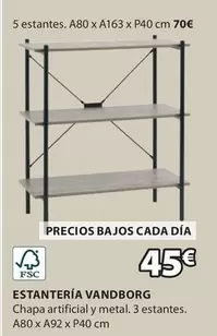 Oferta de Estanteria Vandborg por 45€ en JYSK