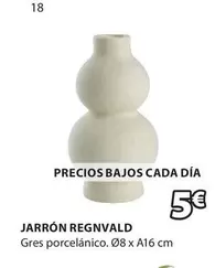 Oferta de Jarrón Regnvald por 5€ en JYSK