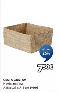 Oferta de Marina - Cesta Gustav por 7,5€ en JYSK