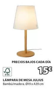 Oferta de Lámpara De Mesa Julius por 15€ en JYSK