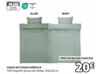 Oferta de Plus - Juego De Funda Nordica por 20€ en JYSK