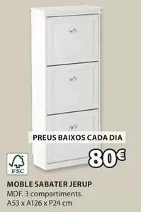 Oferta de Dia - Moble Sabater Jerup por 80€ en JYSK
