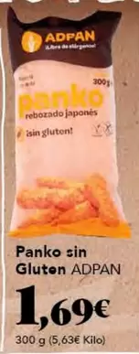 Oferta de Adpan - Panko Sin Gluten por 1,69€ en Gadis