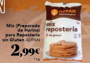 Oferta de Adpan - Mix (preparado De Harina) Para Reposteria Sin Gluten por 2,99€ en Gadis