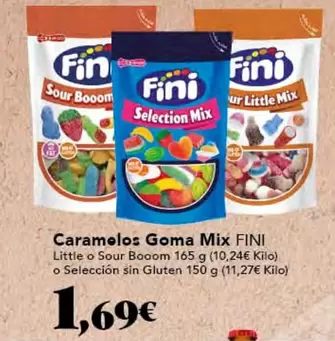 Oferta de Fini - Caramelos Goma por 1,69€ en Gadis