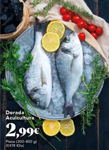 Oferta de Dorada Acuicultura por 2,99€ en Gadis