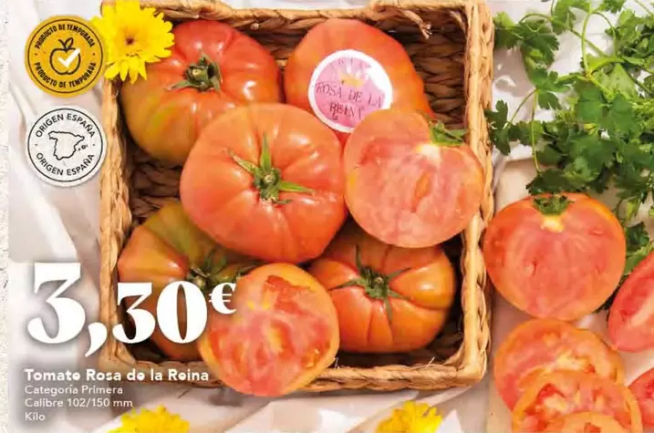 Oferta de Origen - Tomato Rosa De La Reina por 3,3€ en Gadis