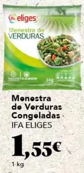 Oferta de Ifa Eliges - Menestra De Verduras Congeladas por 1,55€ en Gadis