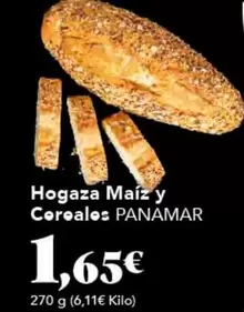 Oferta de Panamar - Hogaza Maiz Y Cereales por 1,65€ en Gadis