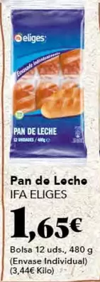 Oferta de Ifa Eliges - Pan De Leche por 1,65€ en Gadis