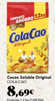 Oferta de Cola Cao - Cacao Soluble Original por 8,69€ en Gadis