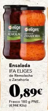Oferta de Eliges - Ensalada por 0,89€ en Gadis