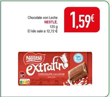 Oferta de Nestlé - Chocolate Con Leche por 1,59€ en Masymas