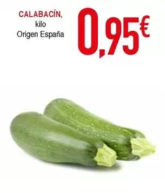 Oferta de Origen - Calabacín por 0,95€ en Masymas