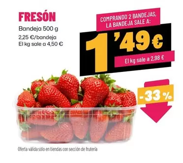 Oferta de Fresón por 1,49€ en Ahorramas