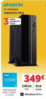 Oferta de Phoenix - Pc Phoenix Oberon Pro por 349€ en Dynos Informática