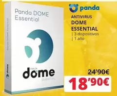 Oferta de Panda - Antivirus Dome Essential por 18,9€ en Dynos Informática