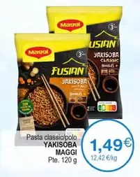 Oferta de Maggi - Yakisoba Pasta Classic/Pollo por 1,49€ en Supermercados Aquí