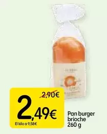 Oferta de Pan Burger Brioche por 2,49€ en Dialprix