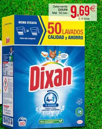 Oferta de Dixan - Deterxente  por 9,69€ en Plenus Supermercados