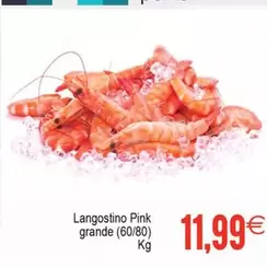 Oferta de Langostino Pink Grande por 11,99€ en Plenus Supermercados