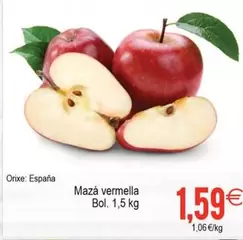 Oferta de Maza Vermella por 1,59€ en Plenus Supermercados